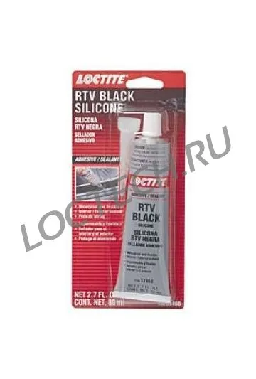 Силиконовый ацетатный герметик (черный) Loctite RTV BLACK