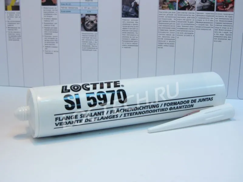 Силиконовый герметик, очень высокая маслостойкость (черный) Loctite 5970
