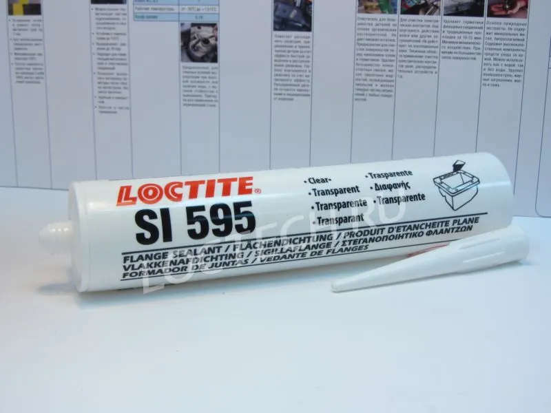 Силиконовый герметик уксусный (прозрачный) Loctite 595