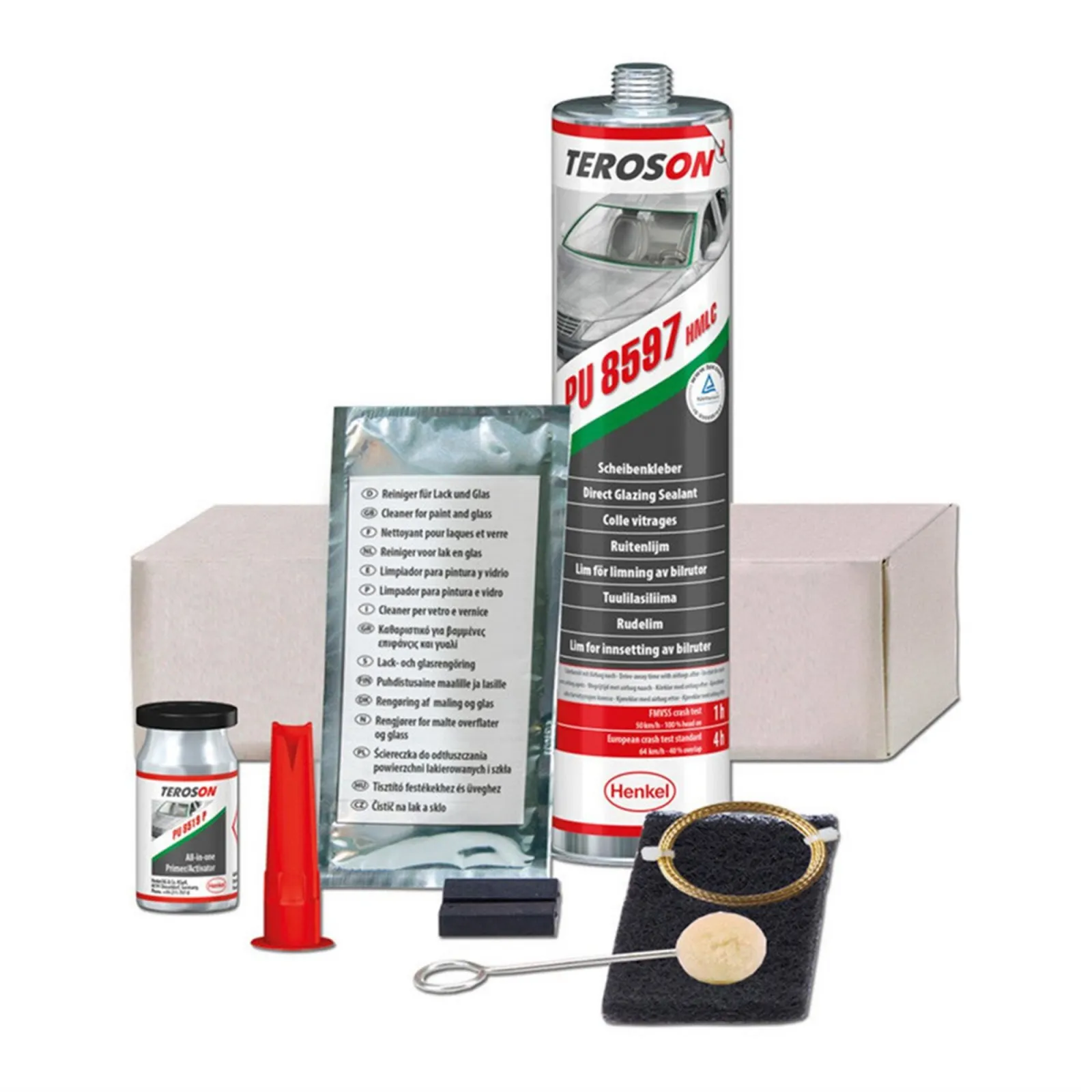 Комплект для вклейки стекол Terostat 8597 HMLC Set (комплект)