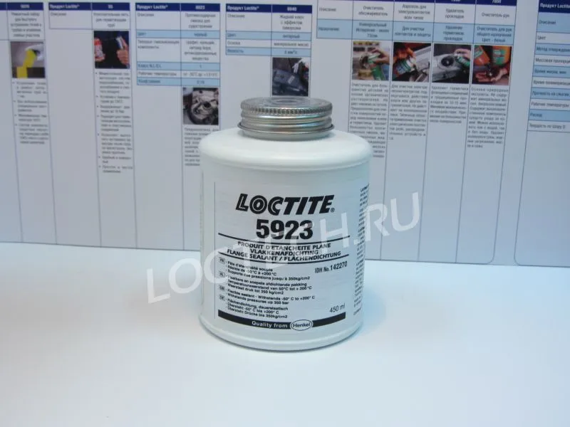 Фланцевый уплотнитель незастывающий (банка с кистью) Loctite 5923